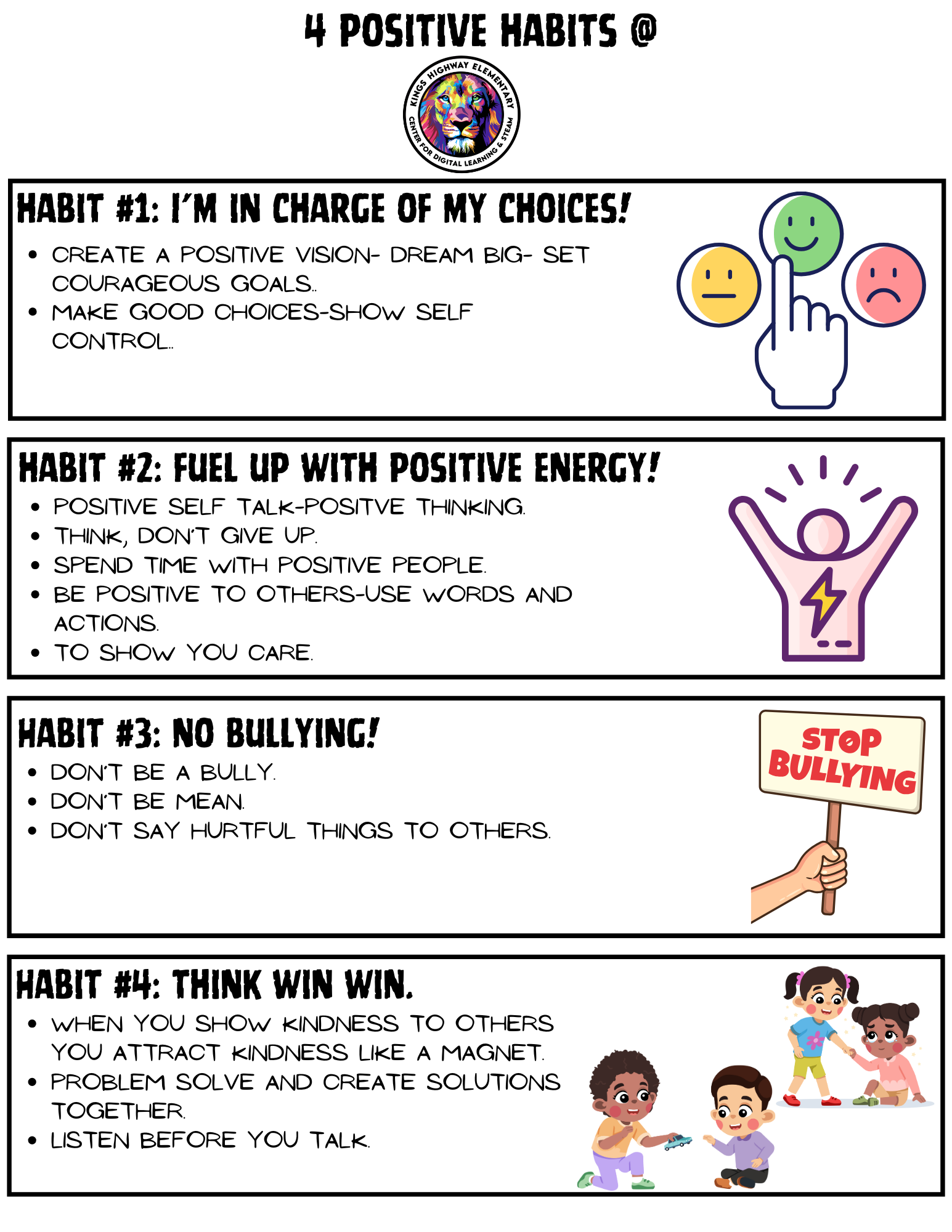 4 Positive Habits